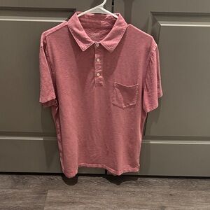 J. Crew Men's Polo Shirt in Rose